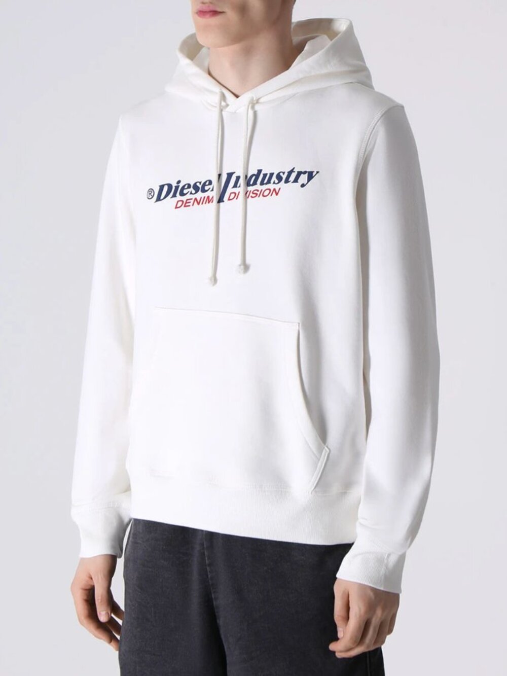 Diesel S-Ginn-Hood-Ind hoodie | Size: S | White